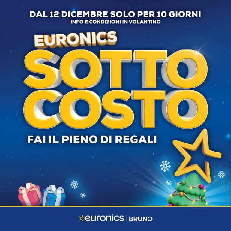 Da Bruno Euronics c'è l'occasione delle feste!